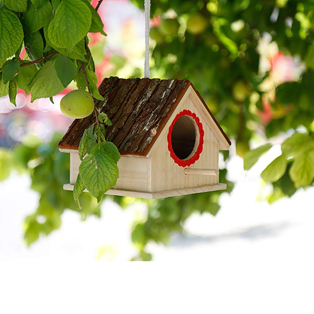 鳥の巣 ジュエリー鳥ボックス屋外鳥の巣箱鳥の家のための木箱の家